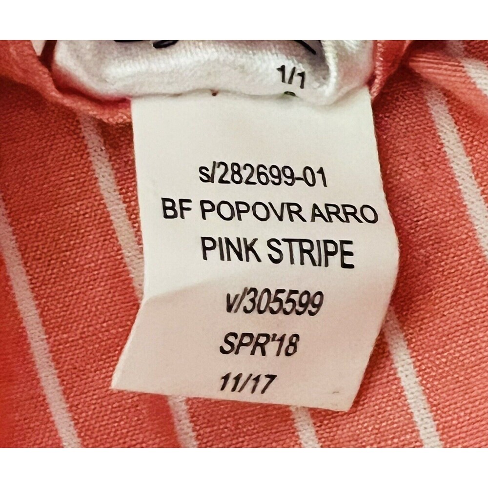 Gap Boyfriend Popover Shirt With Multi Color Arrows Print Size S Small - Picture 13 of 13